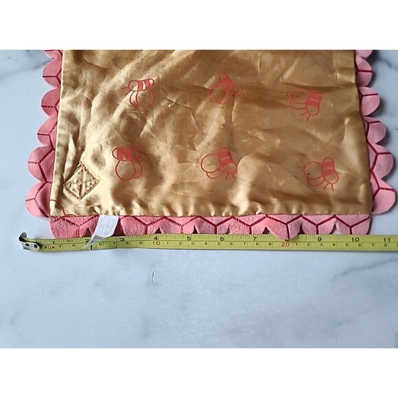 Disney Parks Babies Winnie The Pooh Plush Bee Honey Comb Blanket Lovey Swaddle - Picture 6 of 10